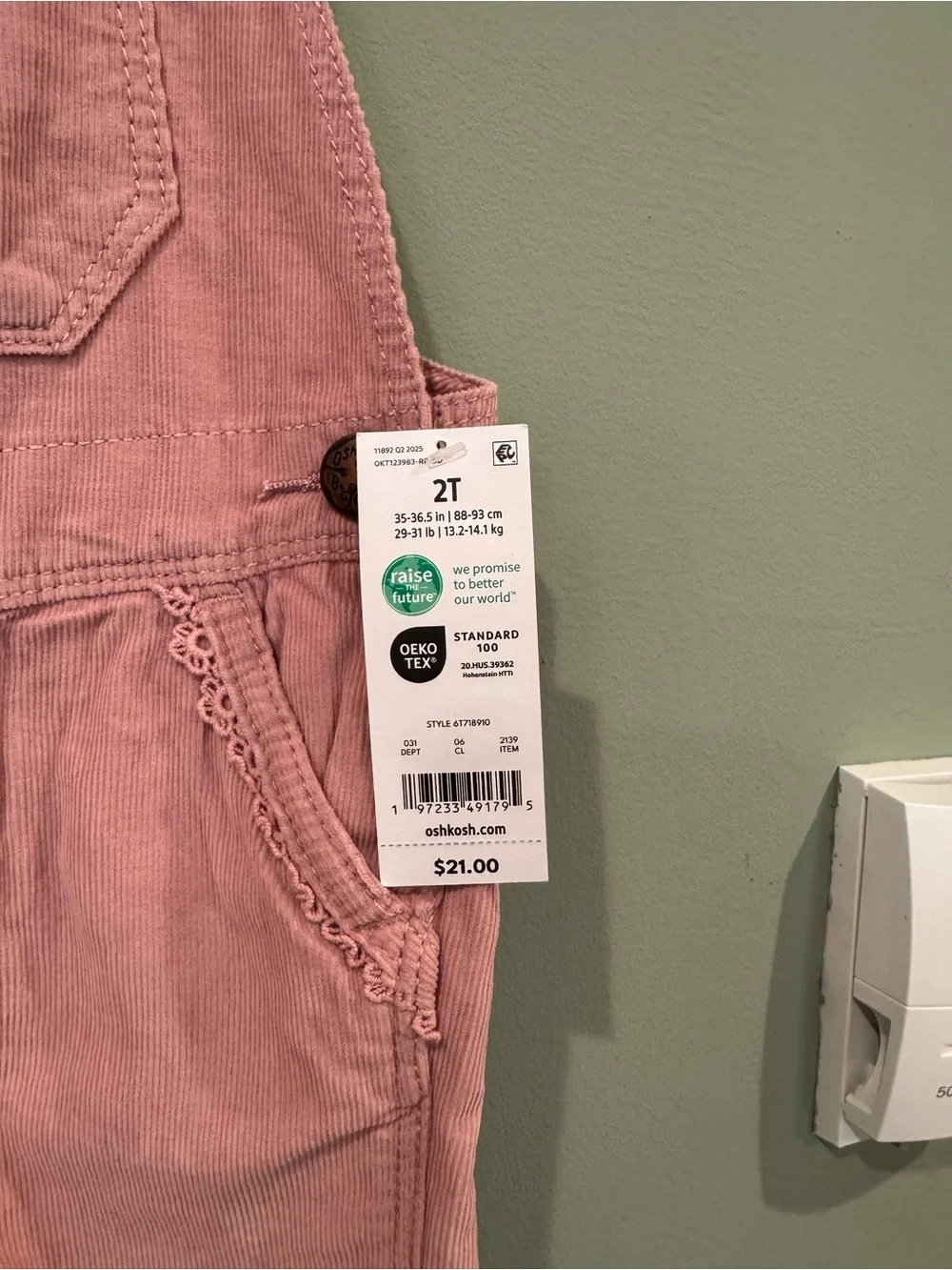OSHKOSH toddler overalls